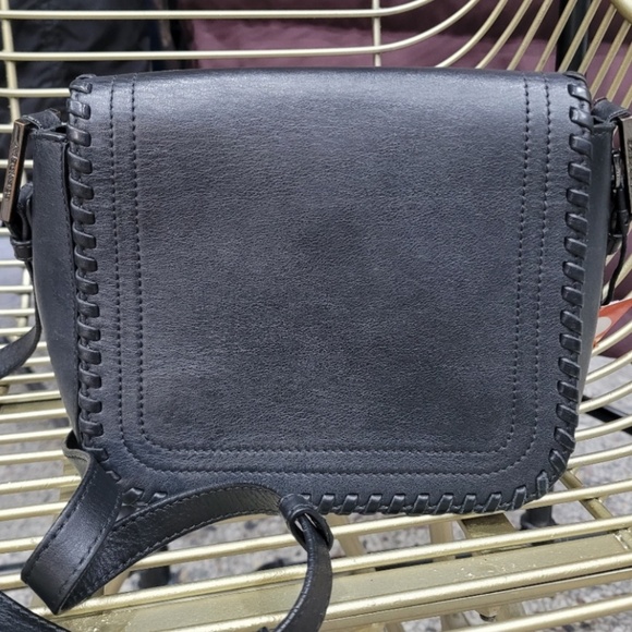 Mackage Black Leather Crossbody Bag- Preowned - Picture 4 of 10